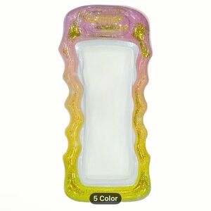 Inflatable Gradient Mesh-Seat Pool Float in Pink and Yellow